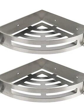 Shower Caddy Corner Shelf Stainless Steel Bathroom Organizer Wall Mount
